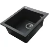 Гранітна мийка Globus Lux LAMA 410х500-А0002, чорний- Фото 2